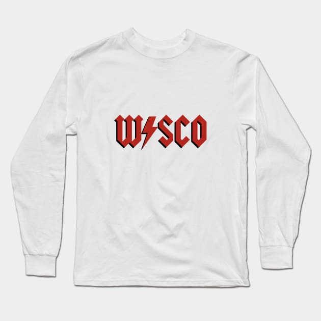 Wisco lettering Long Sleeve T-Shirt by Rpadnis